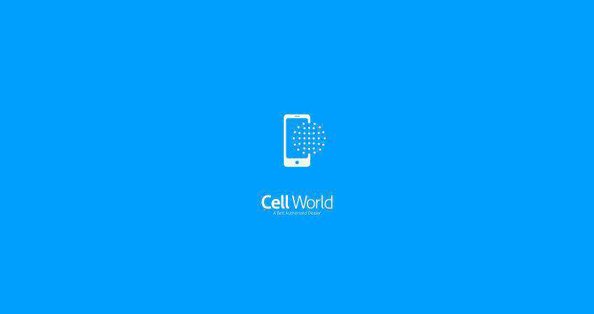 Cell World flat logo inspiration example