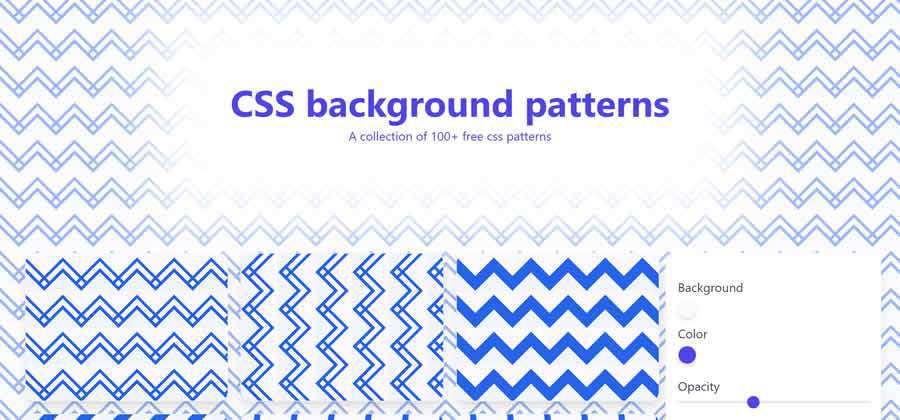 CSS background patterns
