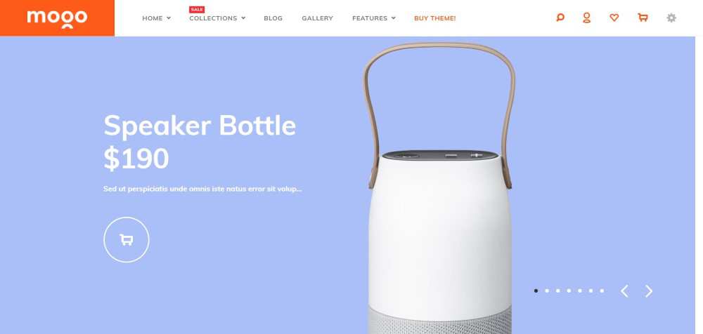 mogo ecommerce web design inspiration user interface shop