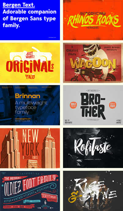 40,000+ Fonts on Envato Elements