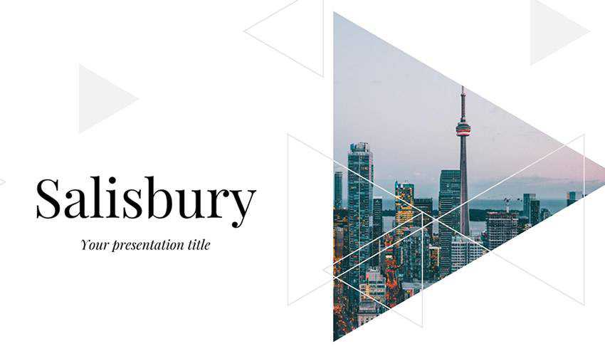 Salisbury google slides theme presentation template free