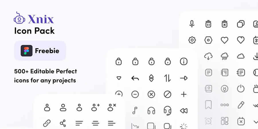 Free Icon Set UI Web Design Xnix Icon Pack