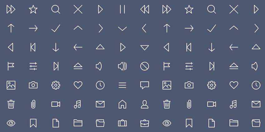 Tiny Style-Controlled Iconset