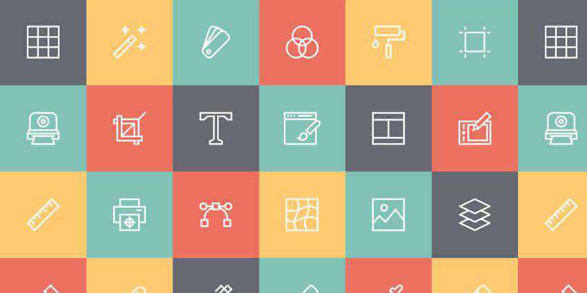 Free Line Icon Set for Designers