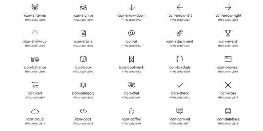 Gonzocons 2.0 icon font