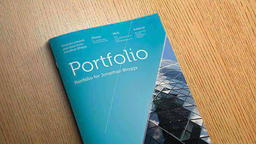 Eight-Page InDesign Portfolio Template