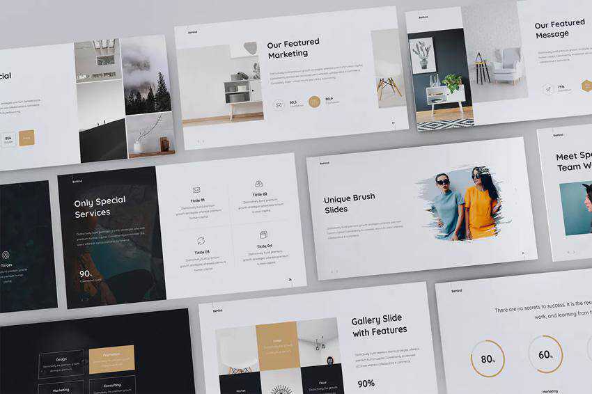 BeMind Minimal Business PowerPoint Template