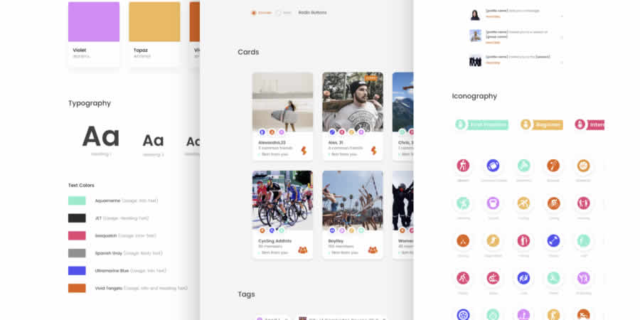 App Design System Free Web UI Kit Sketch App