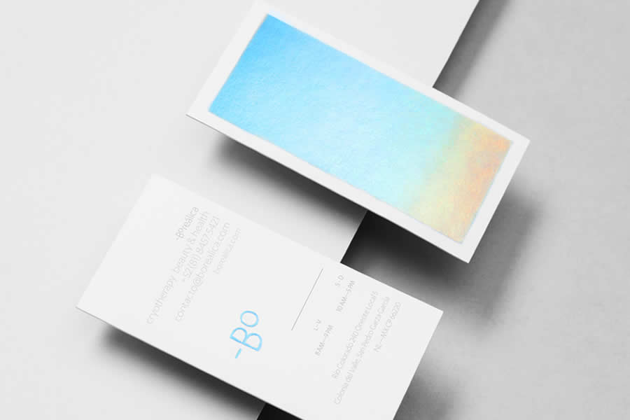 Inspiration Holographic Business Card Borealica