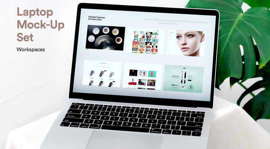 Laptop Screen Photoshop PSD Mockup Template