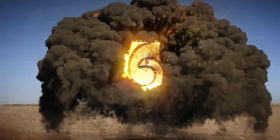 Explosion Logo Reveal after effects template