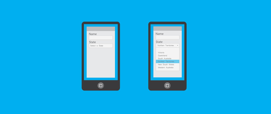 Make use of collapsible menus and dropdown lists
