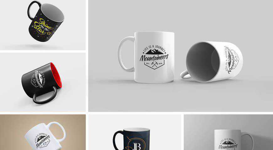 Mug Photoshop PSD Mockup Template