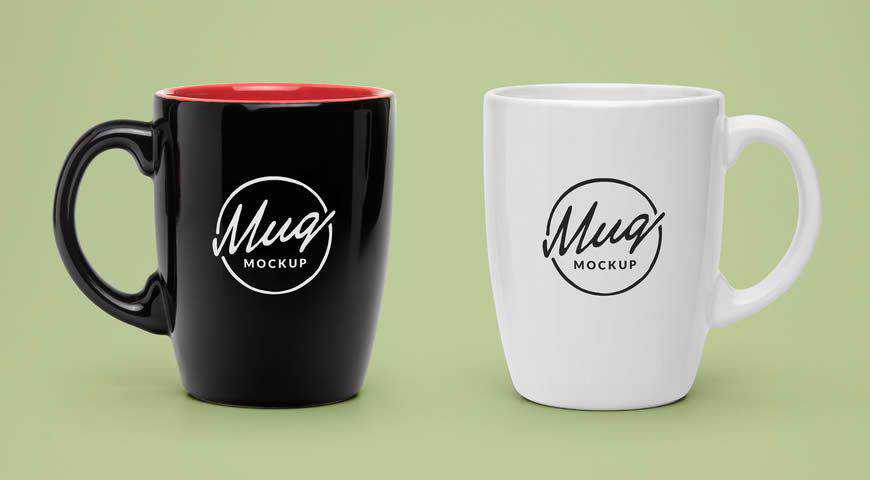 Ceramic Mug Photoshop PSD Mockup Template