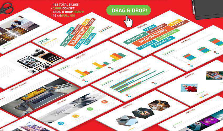 Marketing PowerPoint business presentation template