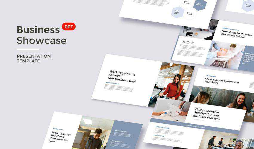 Showcase PowerPoint general business multipurpose presentation template
