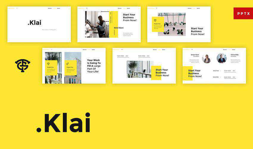klai PowerPoint general business multipurpose presentation template