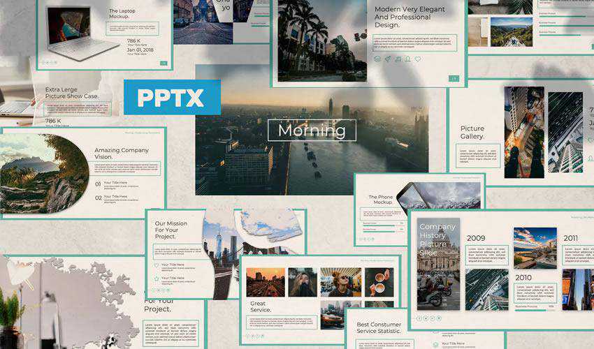 morning PowerPoint general business multipurpose presentation template