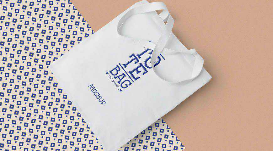Cotton Tote Bag Photoshop PSD Mockup Template