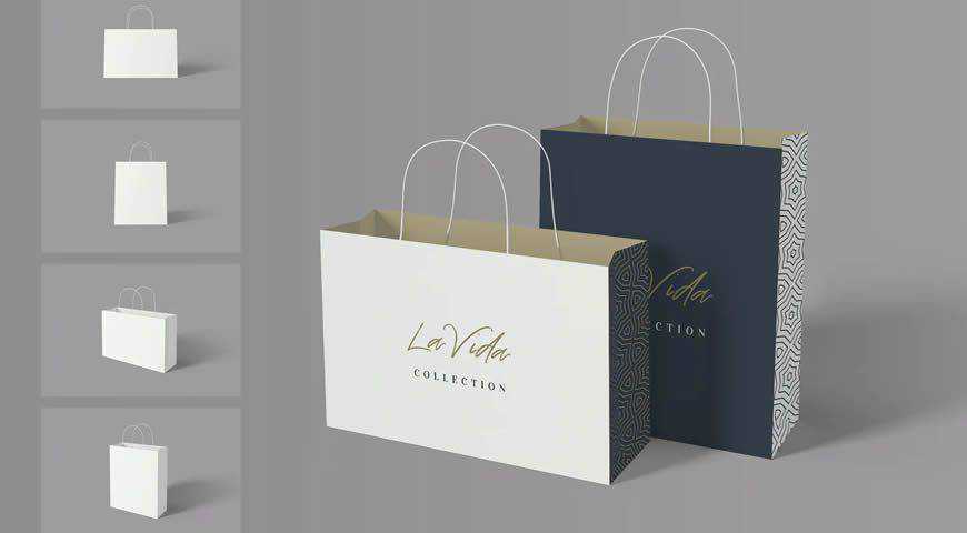 Shopping Bag Photoshop PSD Mockup Template