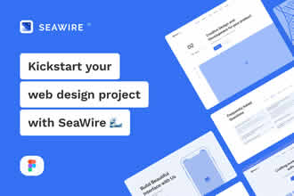 SeaWire - Figma Wireframe Kit for Website