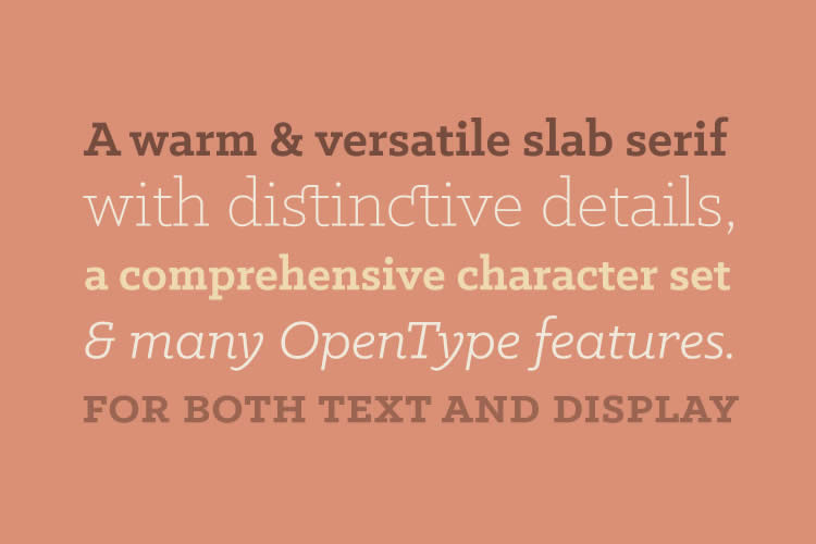 Free Slab Serif Fonts for Creatives