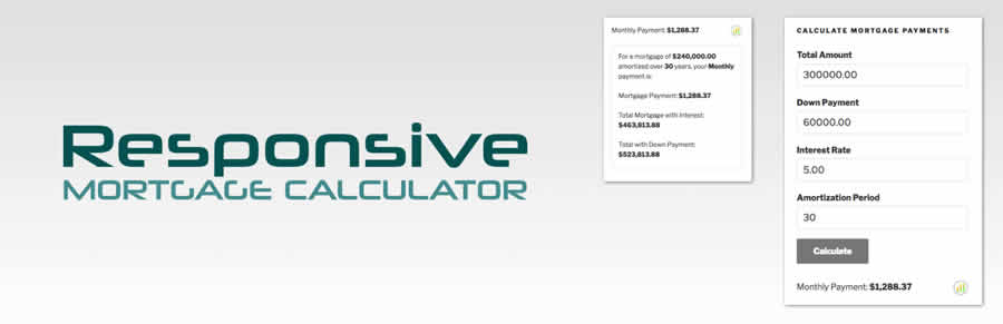 Responsive Mortgage Calculator