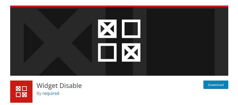 Widget Disable