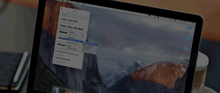 rightfont font-management app sketch